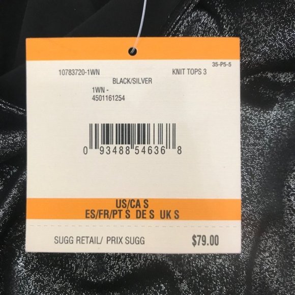 NWT Sexy Anne Klein Arm Cutout Top - Picture 4 of 4